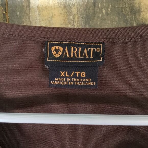 Ariat long sleeve lightweight top women’s size XL - Picture 3 of 6